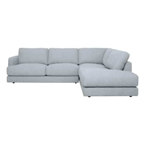 Temple Corner Chaise Sofa RHF in Belfast Grey