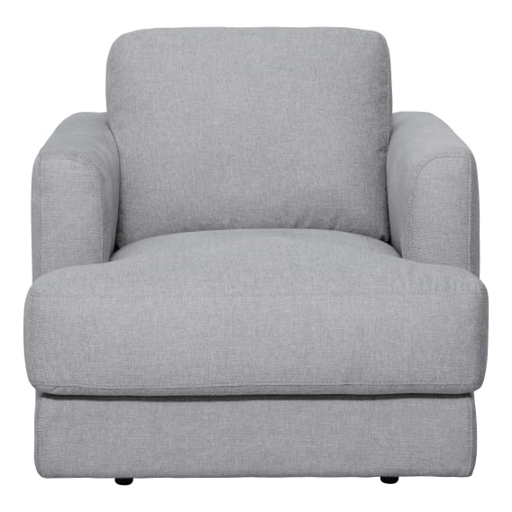 Temple Armchair in Belfast Grey