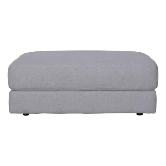 Temple Ottoman in Belfast Grey