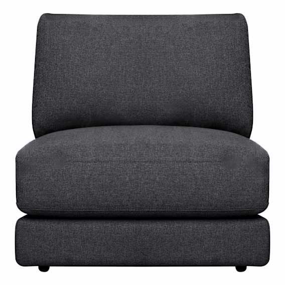 Temple Sofa Single Extension in Belfast Charcoal