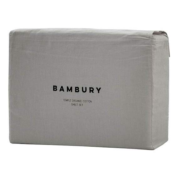 Temple Organic Sheet Set Single in Grey