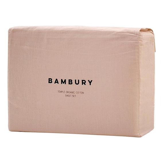 Temple Organic Sheet Set King Single in Rosewater