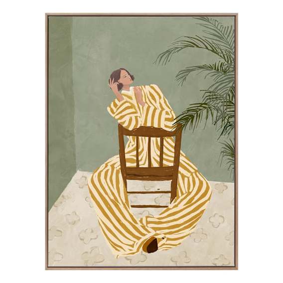 Thessy Box Framed Canvas in 93 x 123cm