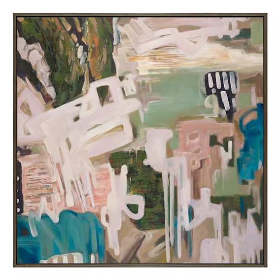 Tide & Terrain Box Framed Canvas in 164 x 164cm