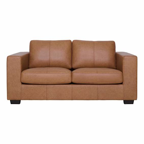 Toronto 2.5 Seater Sofa in Urbane Leather Light Brown