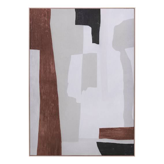 Tonal Tapestries Design 1 Box Framed Canvas in 100 x 140cm