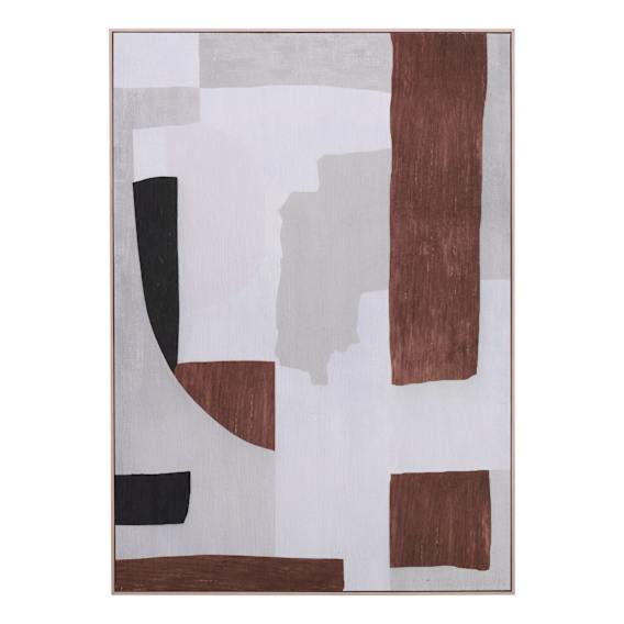 Tonal Tapestries Design 2 Box Framed Canvas in 100 x 140cm