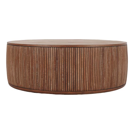 Toledo Round Coffee Table 100cm in Reclaimed Teak