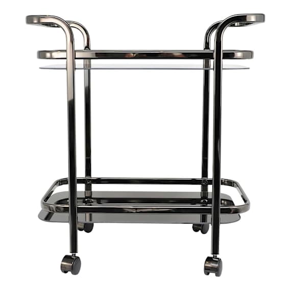 Trist Bar Trolley 71x74cm in Black