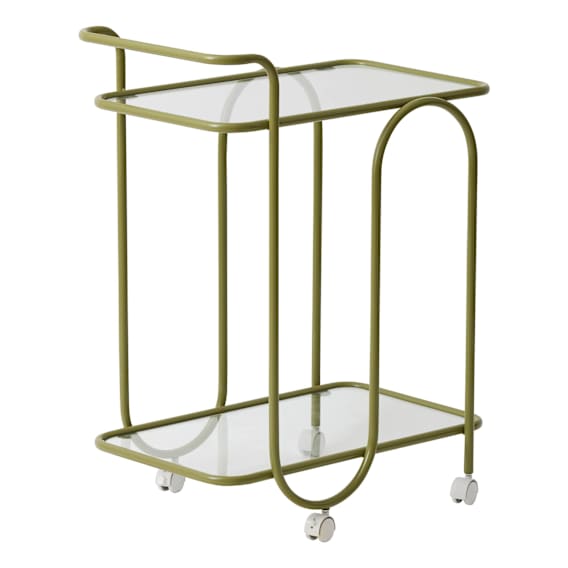 Trinity Bar Cart 60x82cm in Green