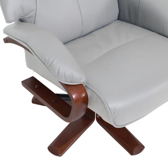Manual Recliner + Ottoman Material and Finishes