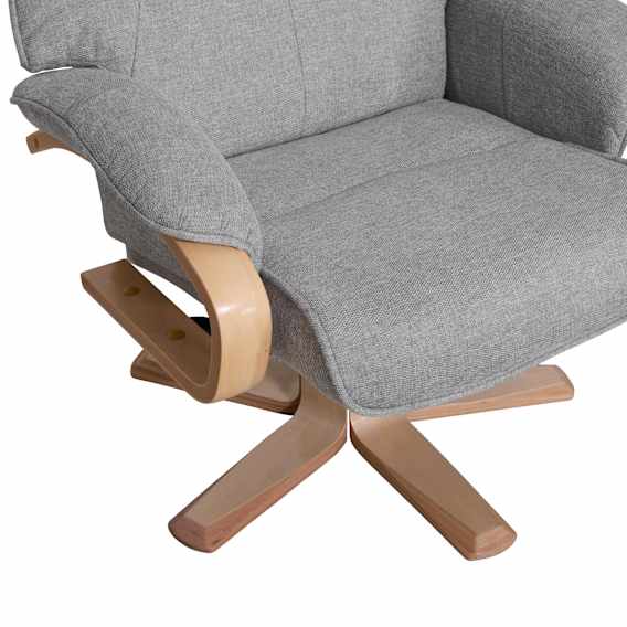 Manual Recliner + Ottoman Material and Finishes