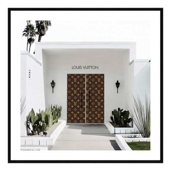 Vibe Doors Framed Print in 95 x 95cm