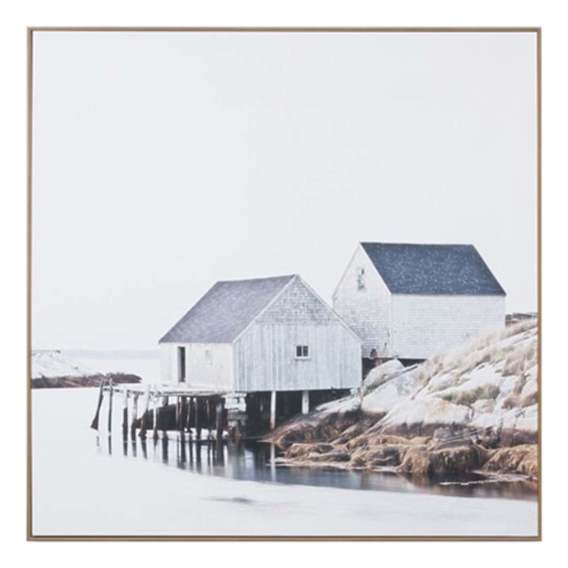 Wintertide Box Framed Canvas in 80 x 80cm