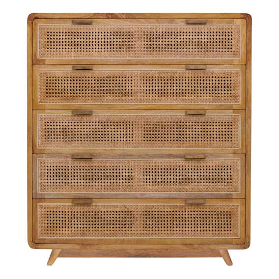 Willow Tallboy in Mangowood Clear  / Rattan