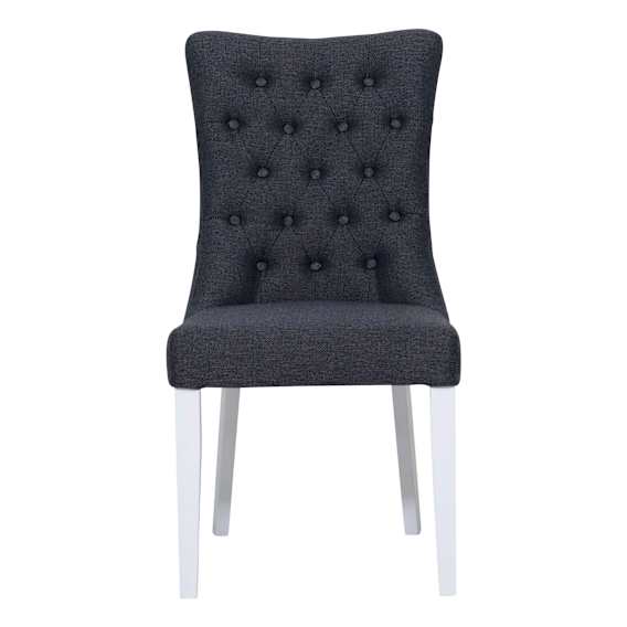 Xavier Dining Chair in Grey / White