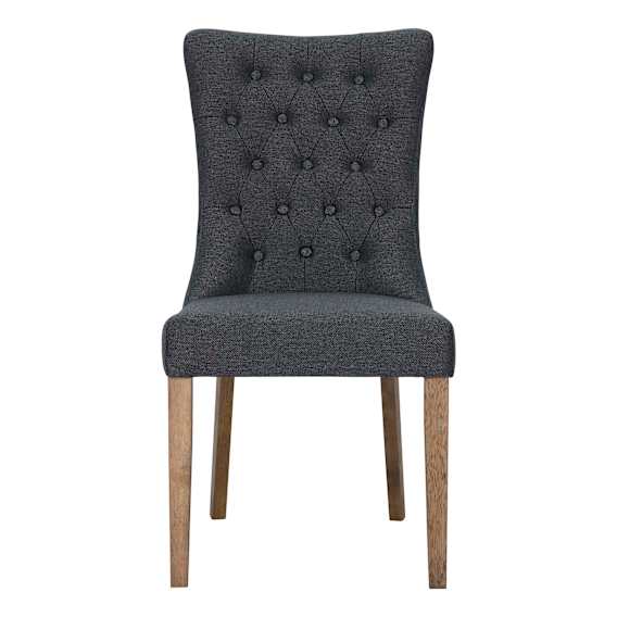 Xavier Dining Chair in Grey / Mangowood Stain