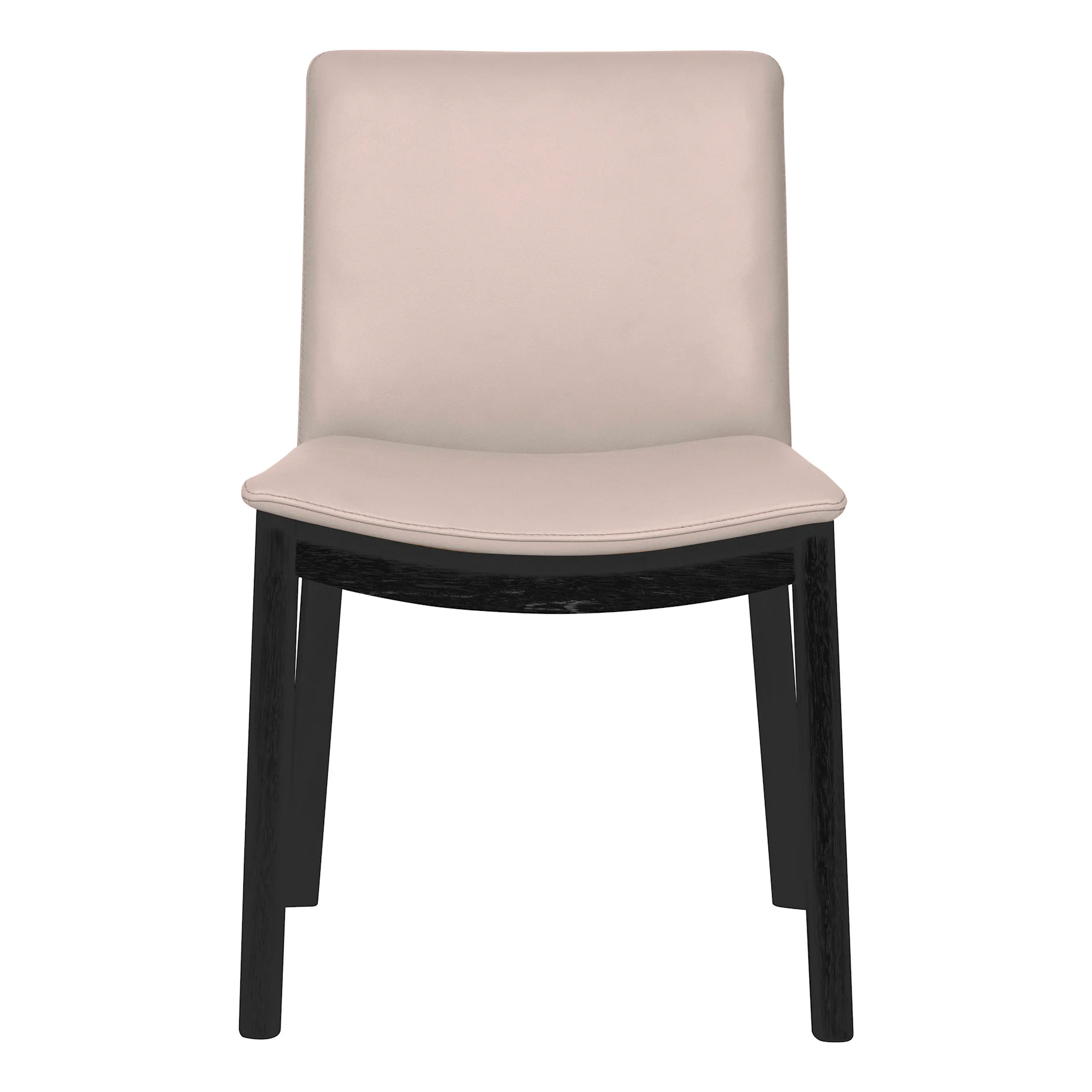 Genuine Leather Beige Dining Chairs
