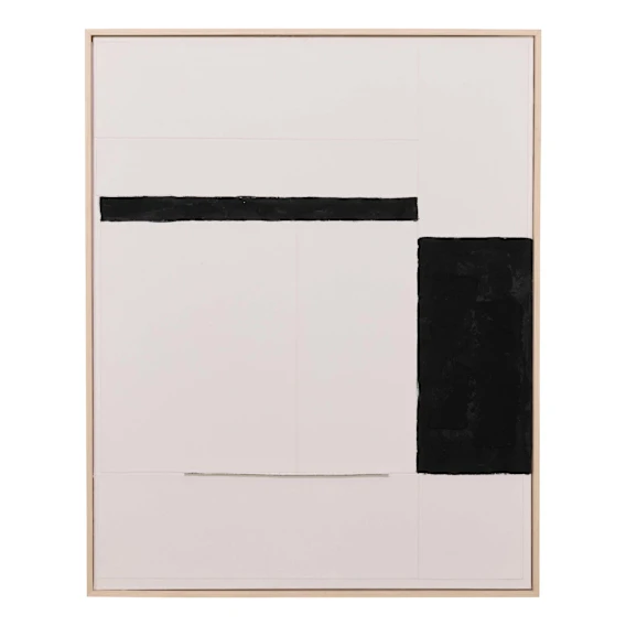 Abstract Alignment 2 Box Framed Canvas in 80 x 100cm