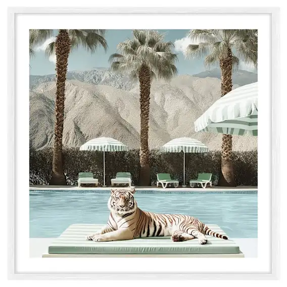 Ace Framed Print in 84 x 84cm