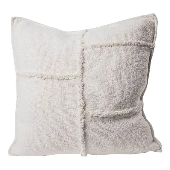 Aerial Feather Fill Cushion 50x50cm in Off White