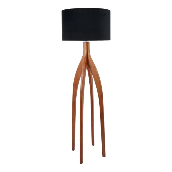 Alistair Floor Lamp 50x156cm in Brown