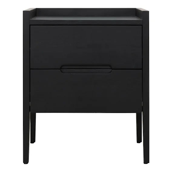 Allegra Bedside Table in Oak Black