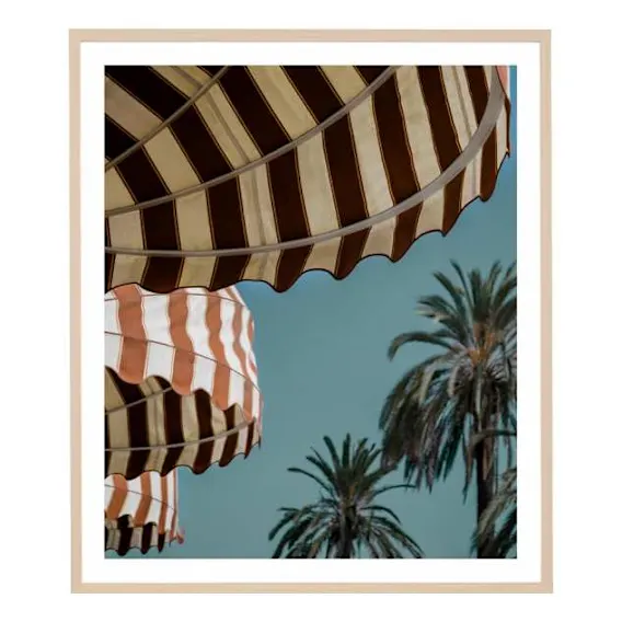 Alfresco View Framed Print in 73 x 85cm