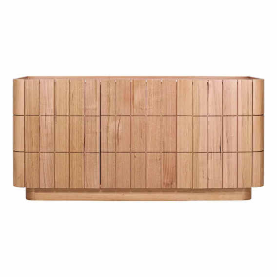 Alba 3 Door Buffet 165cm in Australian Blackbutt