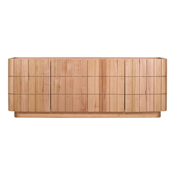 Alba 4 Door Buffet 220cm in Australian Blackbutt