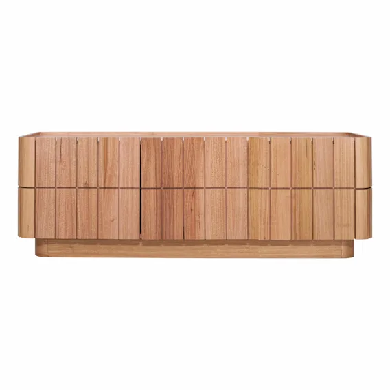 Alba 3 Door Entertainment Unit 165cm in Australian Blackbutt