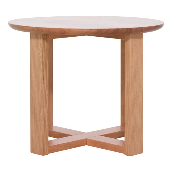 Alba Round Side Table 66cm in Australian Blackbutt