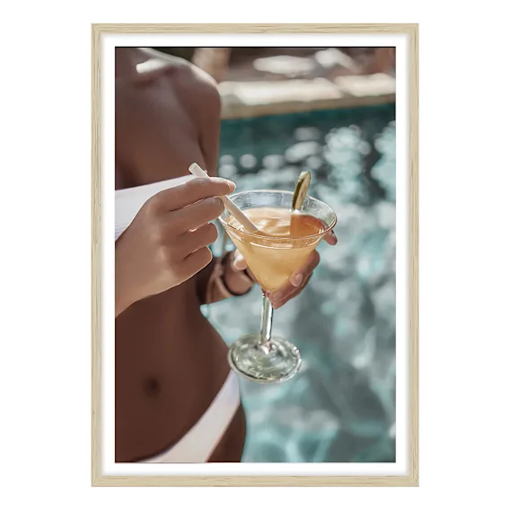 Amber Affair Framed Print in 118 x 165cm