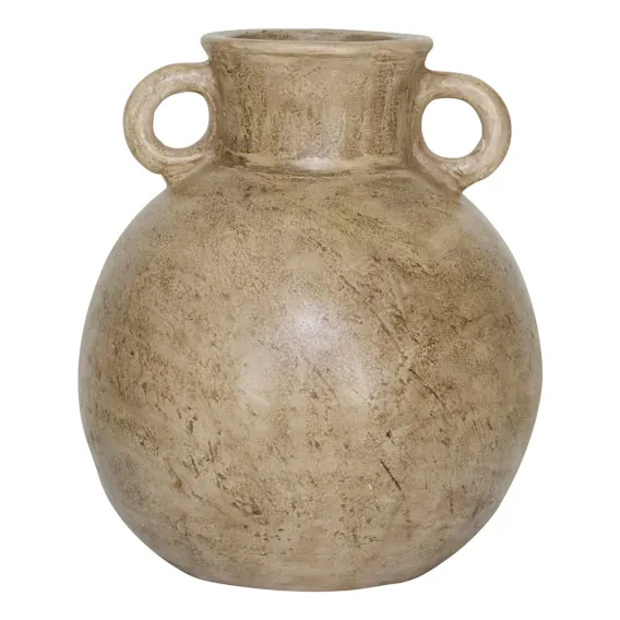 Anita Vessel Low 30x35cm in Antique Grey