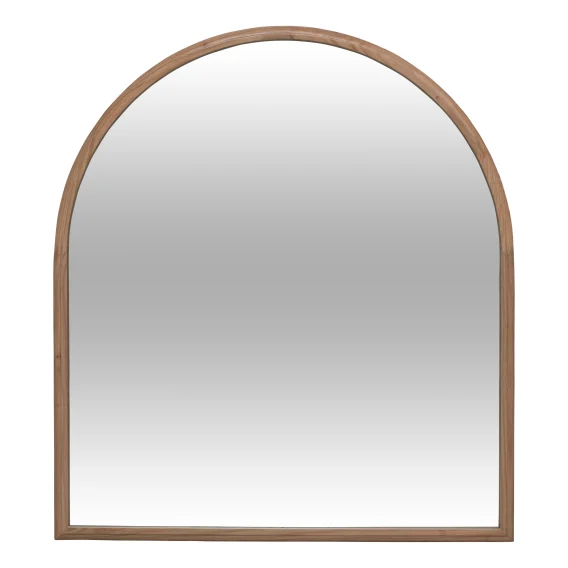 Arched Oak Mirror 80x90cm in Natural