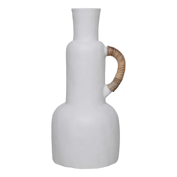 Artisan Single Handle Vessel 24x50cm in White