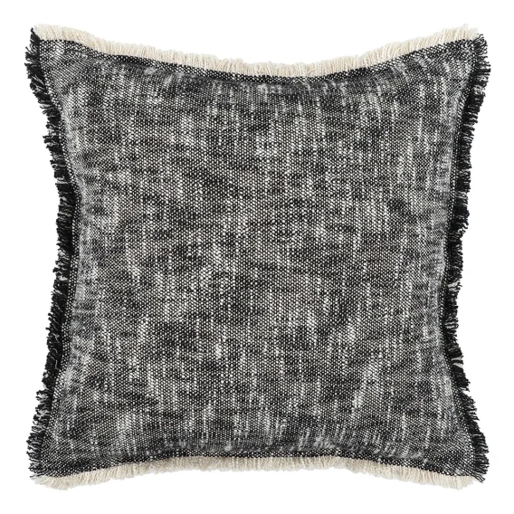 Arezzo Feather Fill Cushion 50x50cm in Black