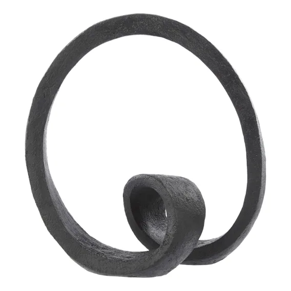 Arcus Sculpture 27.5x29cm in Black