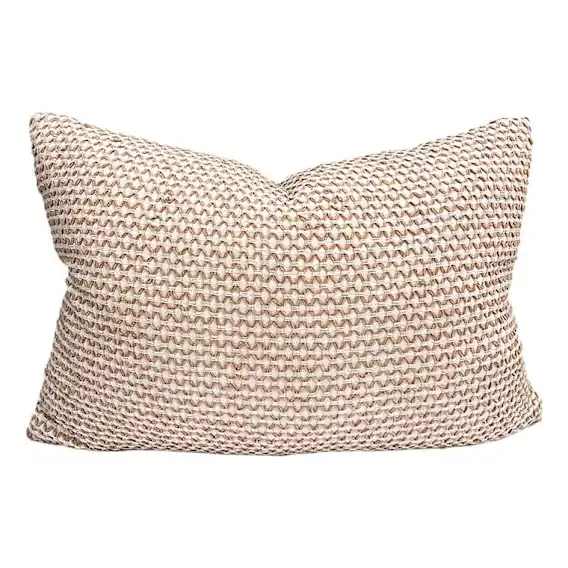 Arenza Feather Fill Cushion 60x40cm in Sand