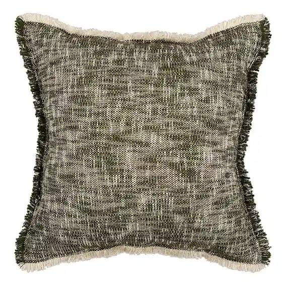 Arezzo Feather Fill Cushion 50x50cm in Olive