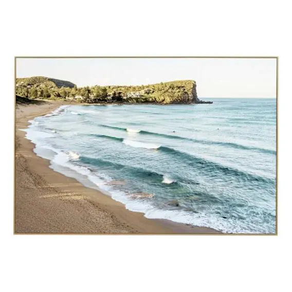 Avalon Beach Box Framed Canvas in 62 x 42cm