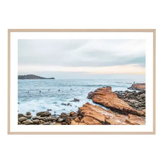 Avoca Beach Framed Print in 87 x 62cm