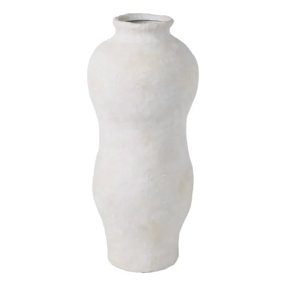 Batley Vase 24x53cm in Beige