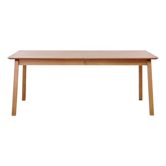 Bari Extension Dining Table 190-290cm in Oak Clear Lacquer