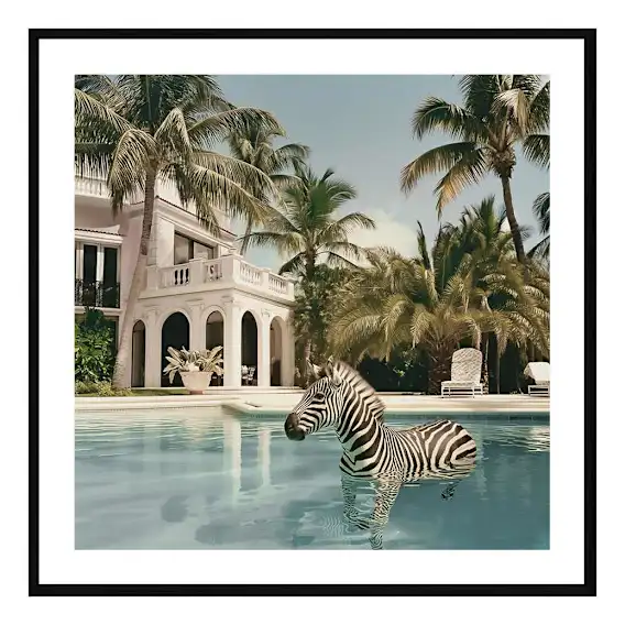 Bailey Framed Print in 118 x 118cm
