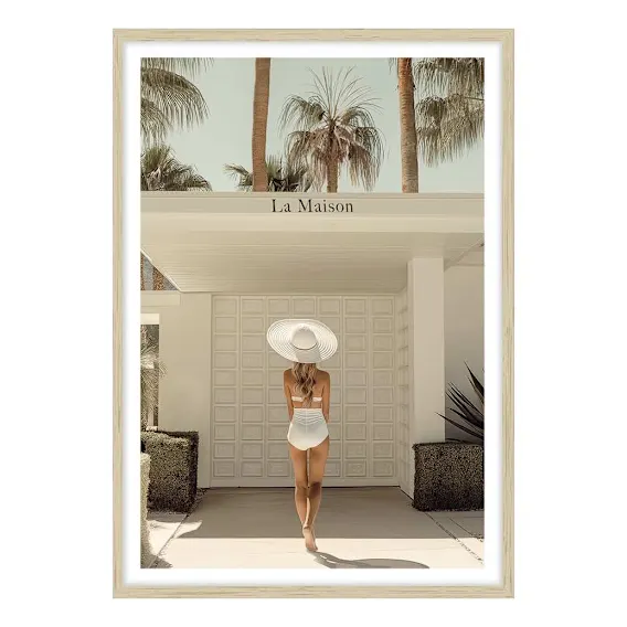 Babylon Estate Framed Print in 118 x 165cm