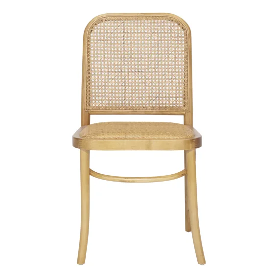 Belmont Dining Chair in Birch Clear / Rattan