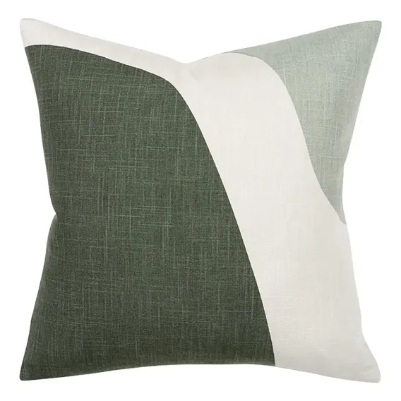 Bella Feather Fill Cushion 50x50cm in Olive