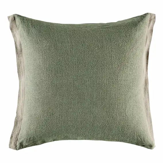 Belrose Feather Fill Cushion 50x50cm in Moss