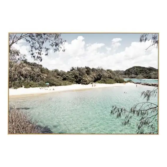 Beachside Bliss Box Framed Canvas in 137 x 92cm